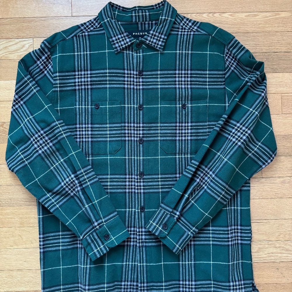 Pacsun Oversized Flannel Overshirt - Tag Size: Medium